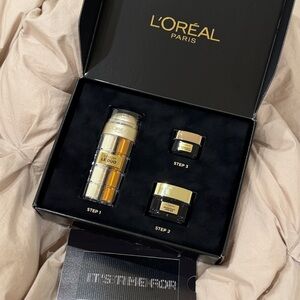 New L’Oréal Serum le duo midnight eye cream + face cream PR box